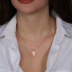 Güneş Madalyon Kolye