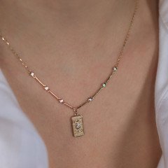 Güneş Madalyon Kolye