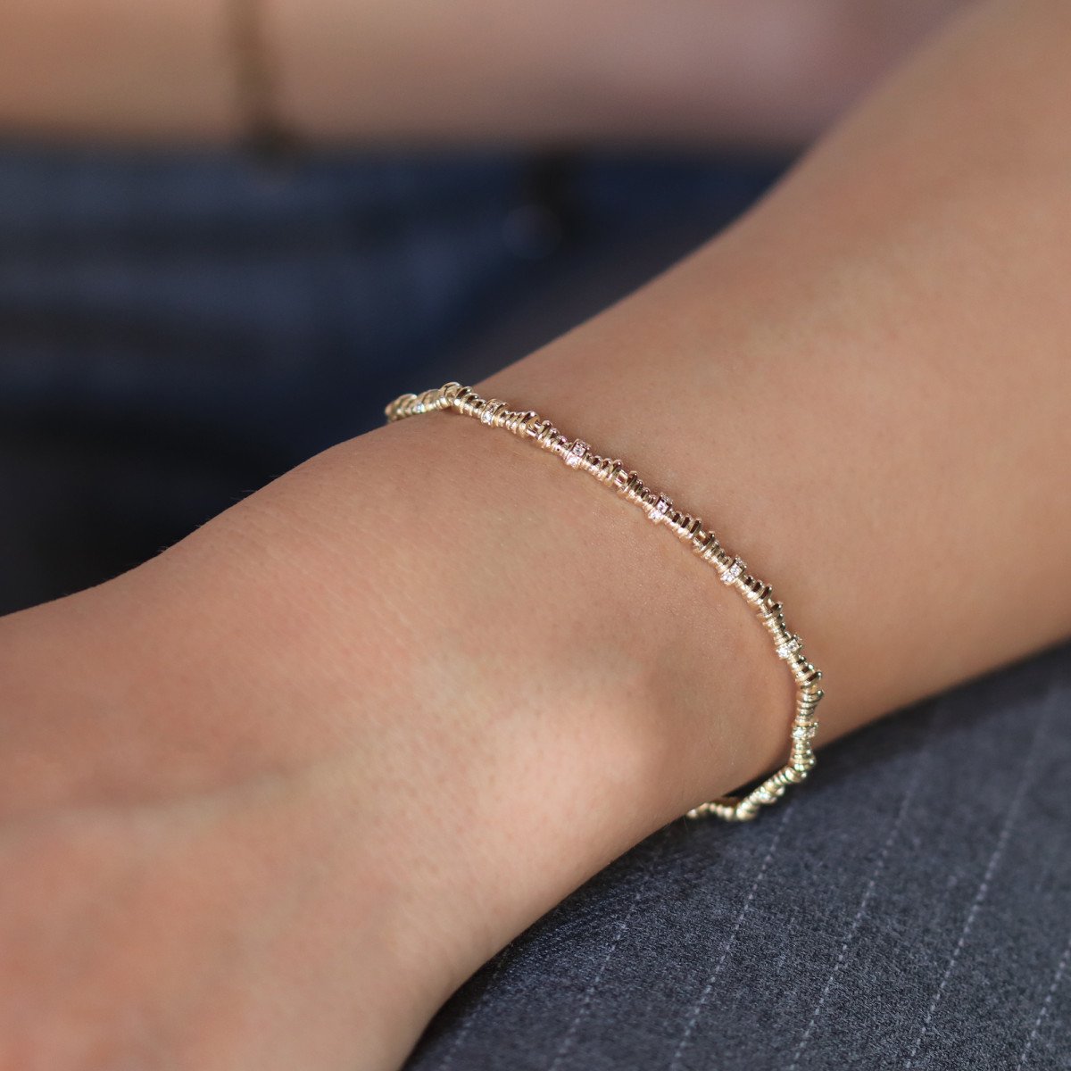 Çizgili Kemik Bileklik