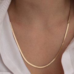 Yassı Gurmet 3mm Kolye