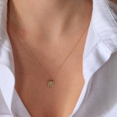 Kuzey Yıldızı Madalyon Kolye