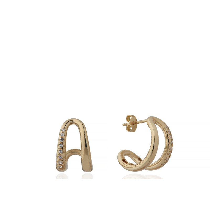 Taşlı C Küpe Taşlı C Küpe