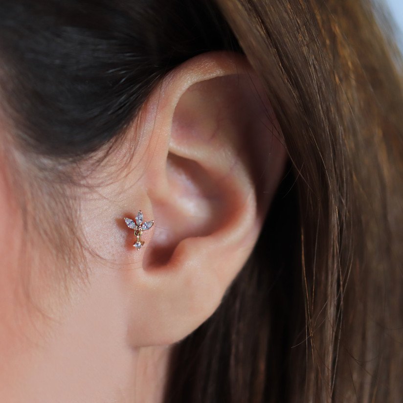Lotus Sallantılı Piercing