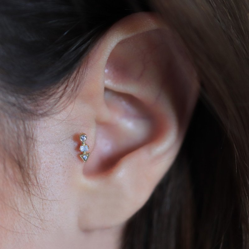 Taşlı Geo Piercing