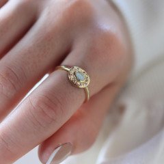 Opal Antik Yüzük