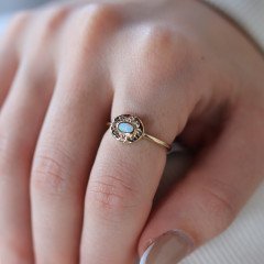 Opal Antik Yüzük