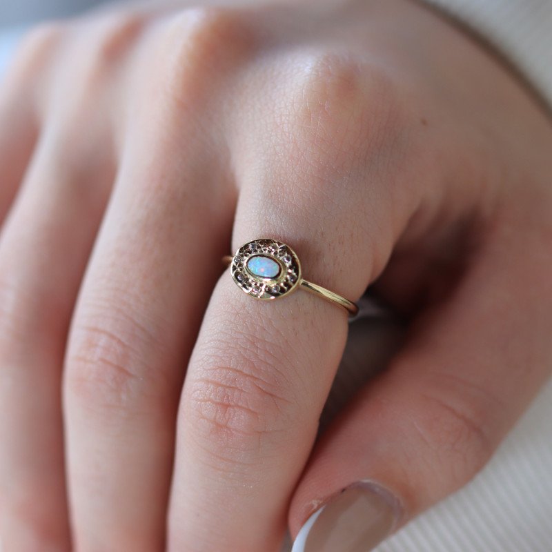 Opal Antik Yüzük