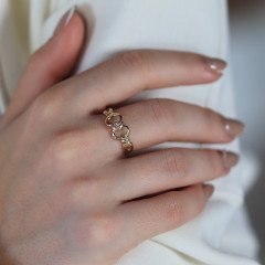 Taşlı Düğüm Yüzük