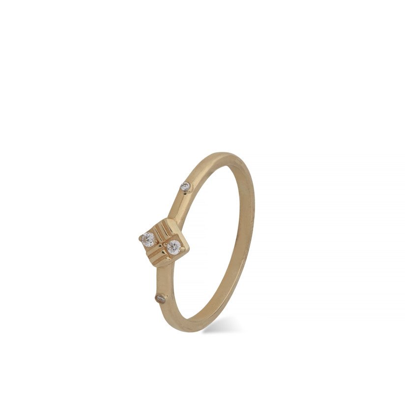 Mini Dörtgen Yüzük