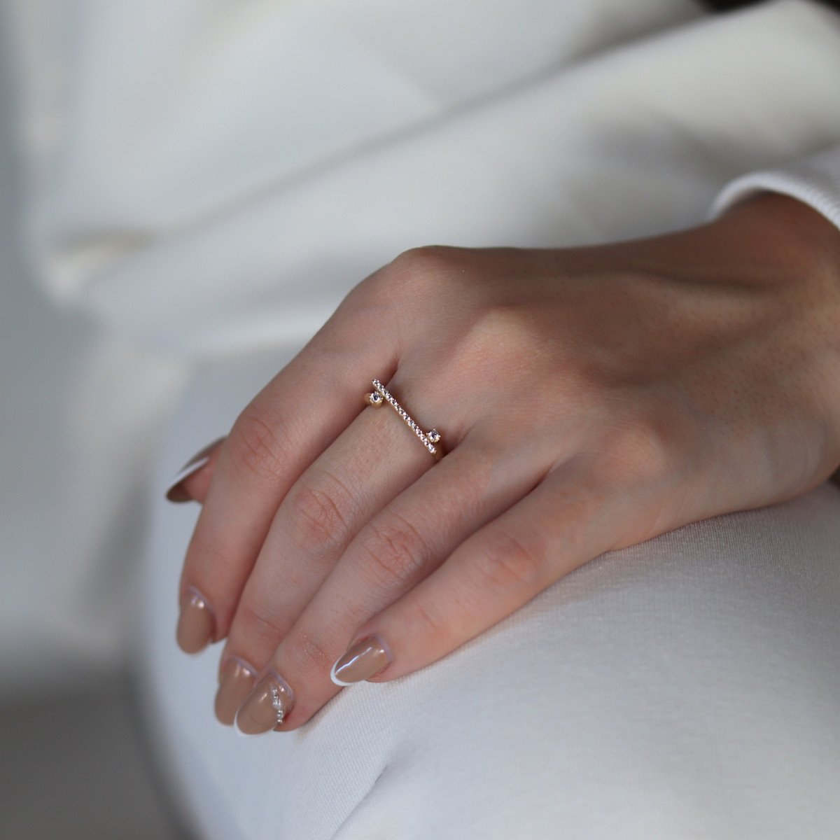 Taşlı Çizgi Yüzük