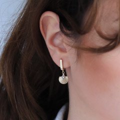 Yelpaze Tasarım Küpe