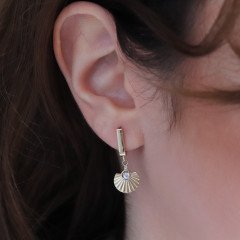 Yelpaze Tasarım Küpe