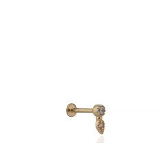 İkili Taş Piercing