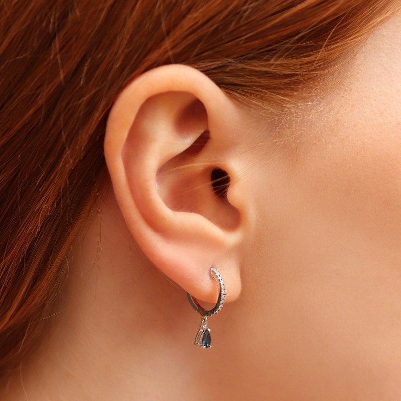 Damla Pırlanta Küpe