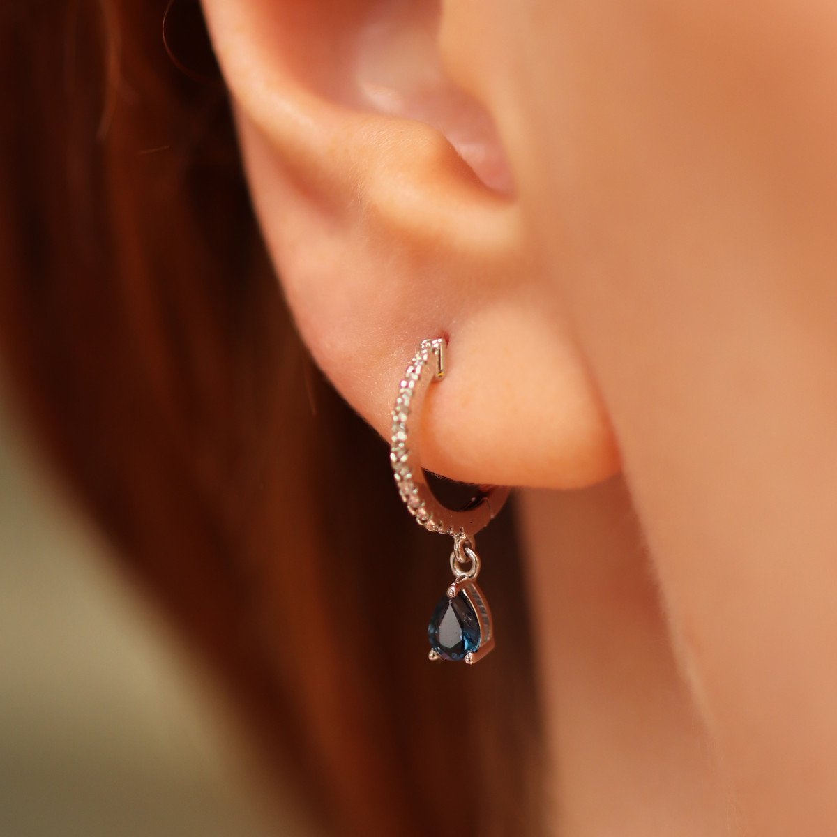 Damla Pırlanta Küpe