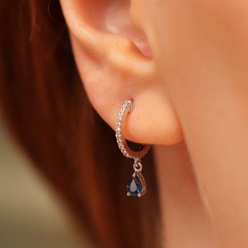 Damla Pırlanta Küpe