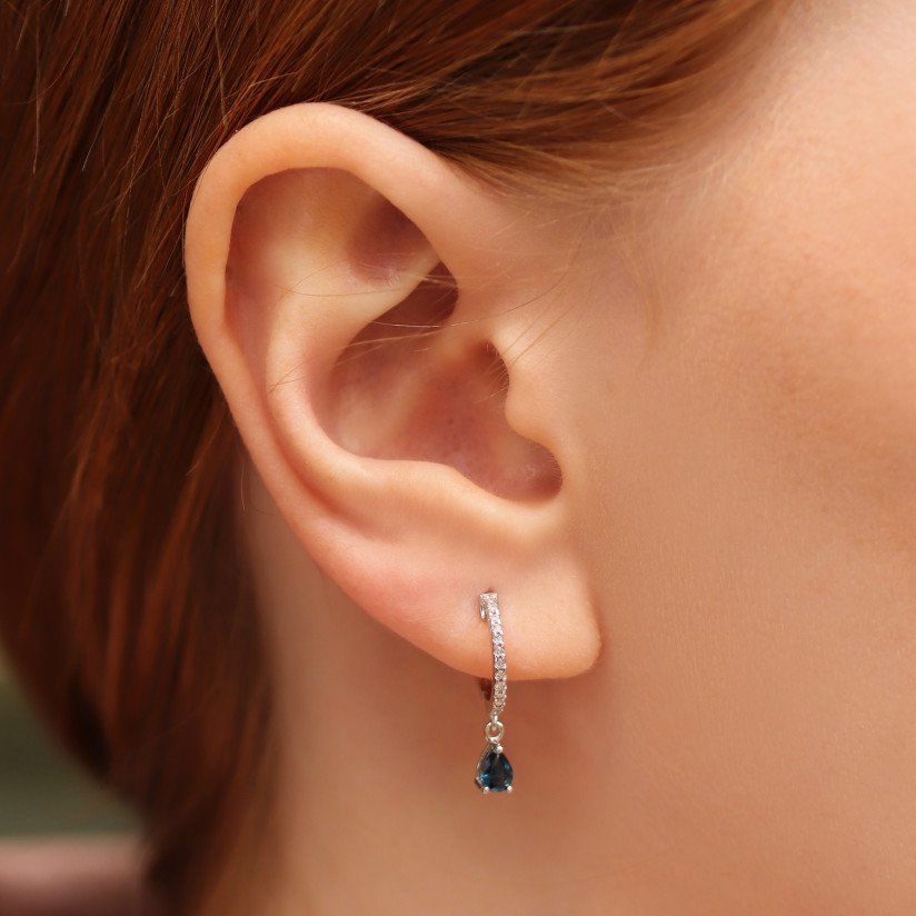 Damla Pırlanta Küpe