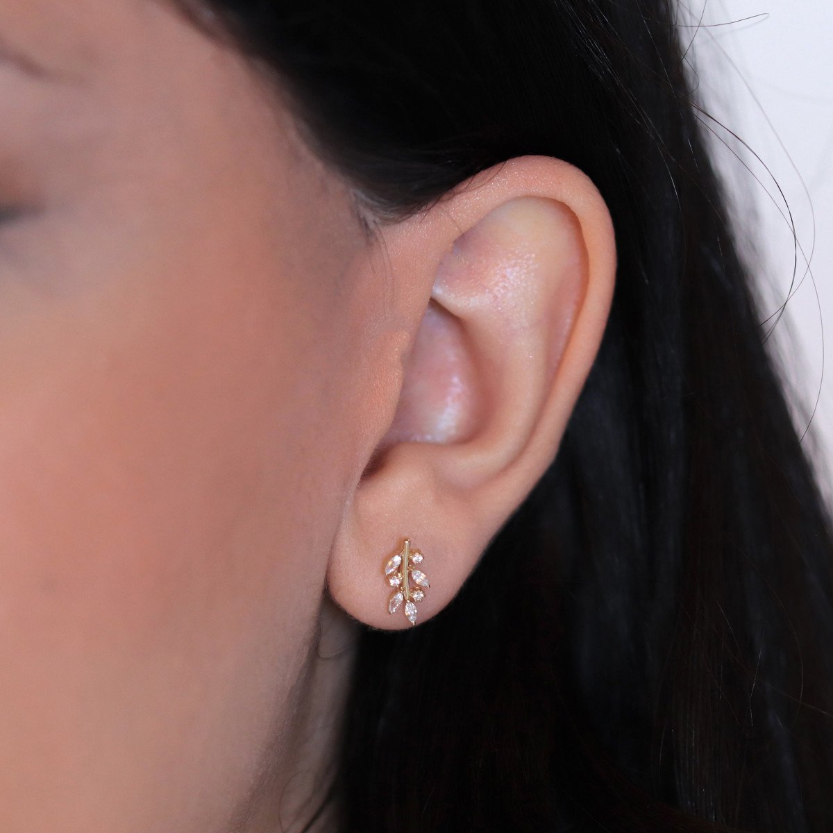 Taşlı Başak Küpe