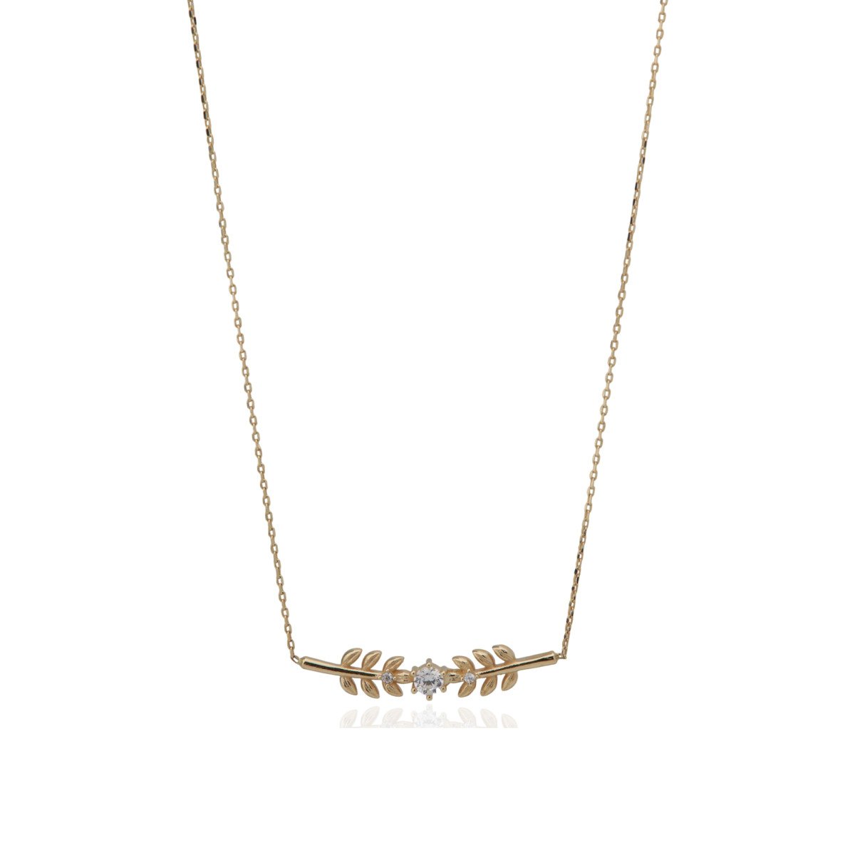 Taşlı Başak Kolye