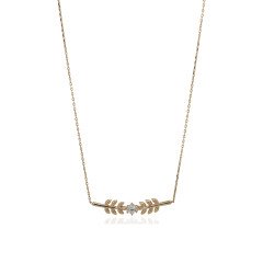 Taşlı Başak Kolye