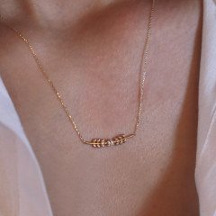 Taşlı Başak Kolye