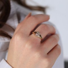 Taşlı Tasarım Yüzük