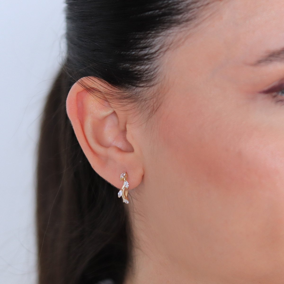 Taşlı Başak Küpe