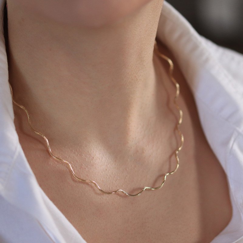 İtalyan Dalga Kolye