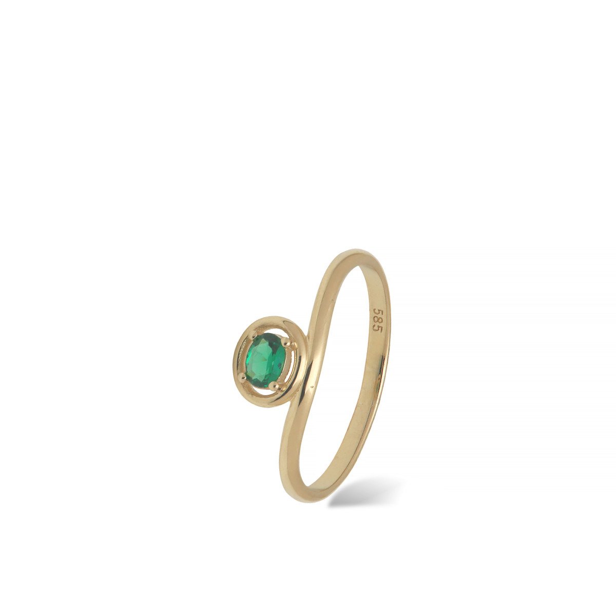 Taşlı Dalga Yüzük