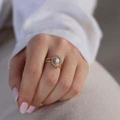 Opal Antik Yüzük