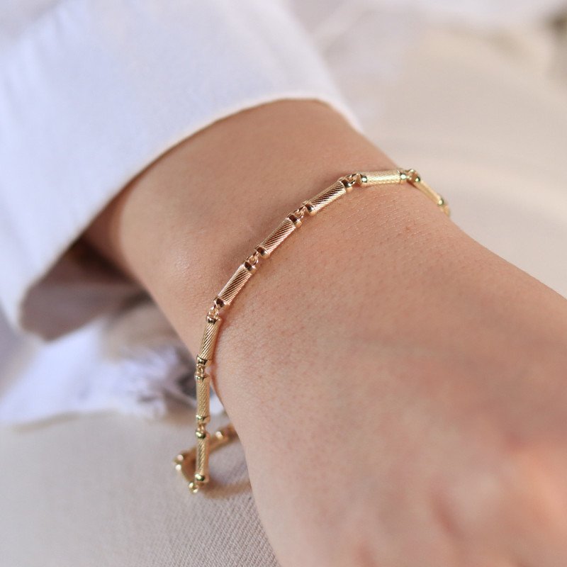 Çizgili Çubuk Bileklik