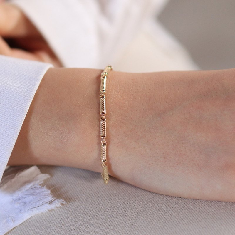 Çizgili Çubuk Bileklik