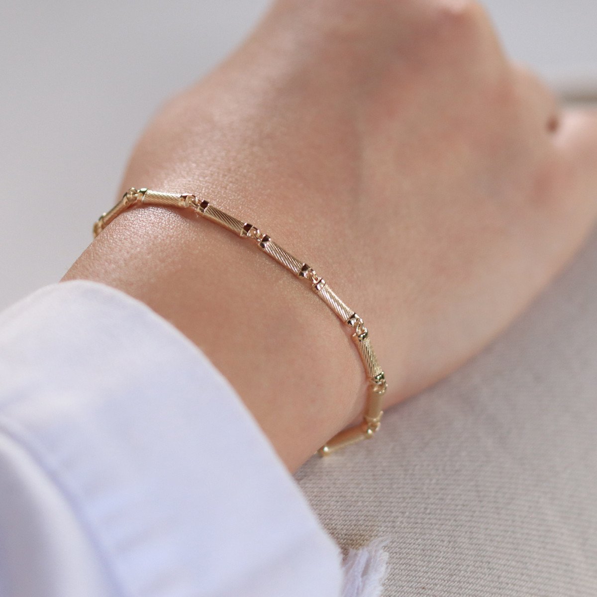 Çizgili Çubuk Bileklik