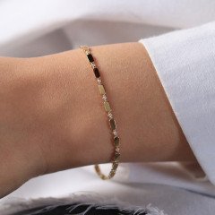 Mini Taşlı Pul Bileklik