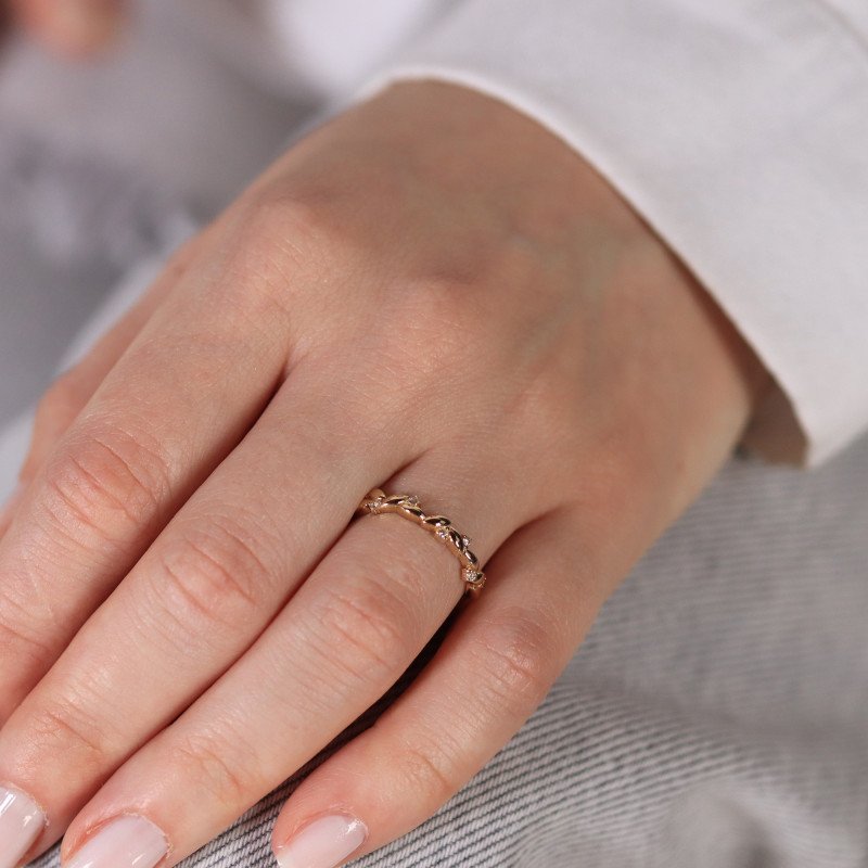 Taşlı Damla Yüzük