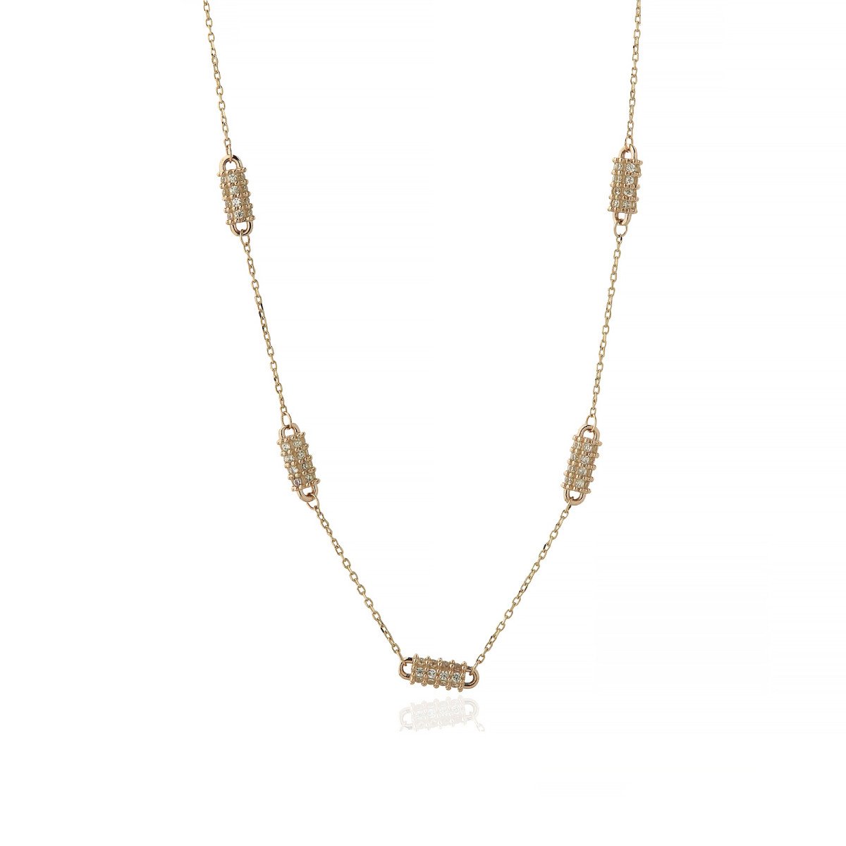 Taşlı Tasarım Kolye