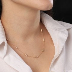 Taşlı Tasarım Kolye