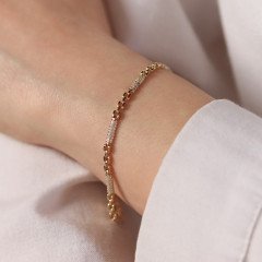 Taşlı Mini Kordon Bileklik