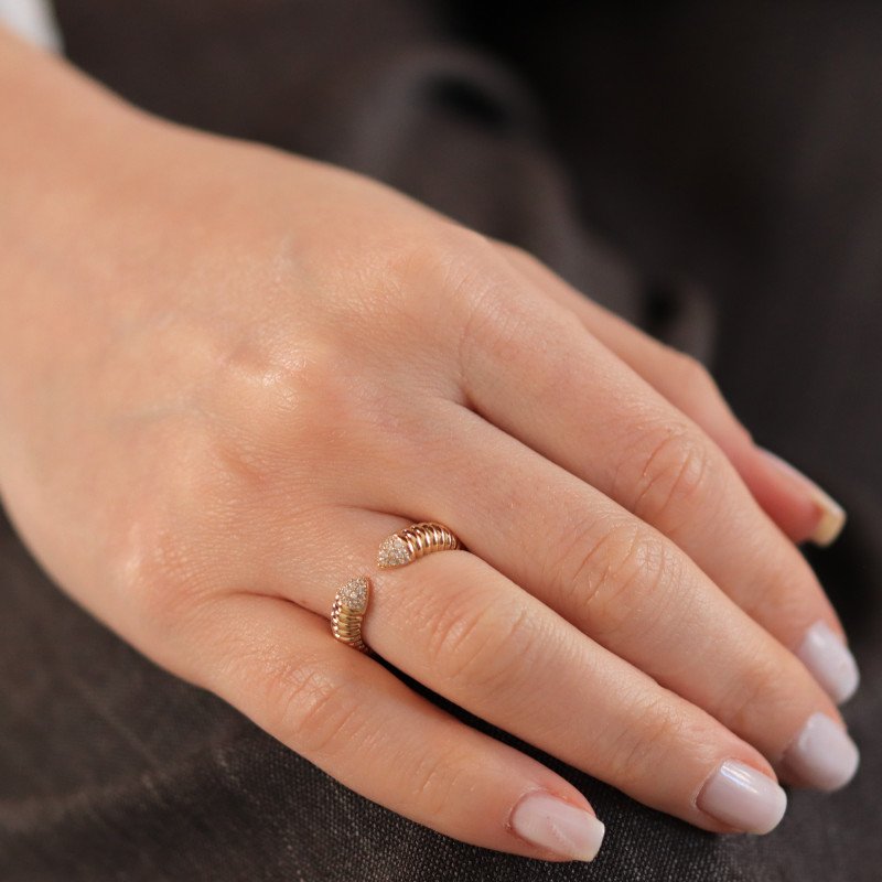 Taşlı Sarmal Yüzük