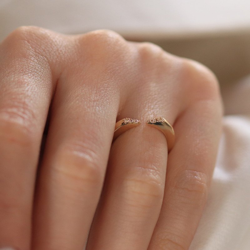 Taşlı Çizgi Yüzük