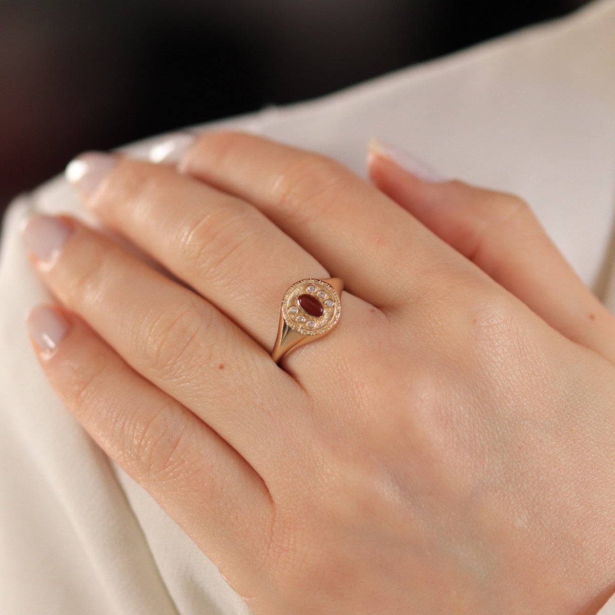 Taşlı Şovalye Yüzük