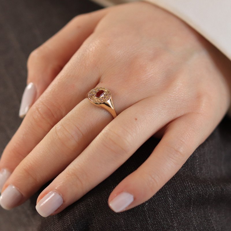 Taşlı Şovalye Yüzük