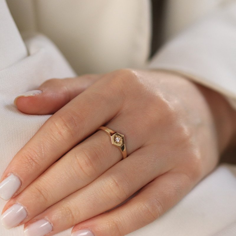 Taşlı Şovalye Yüzük