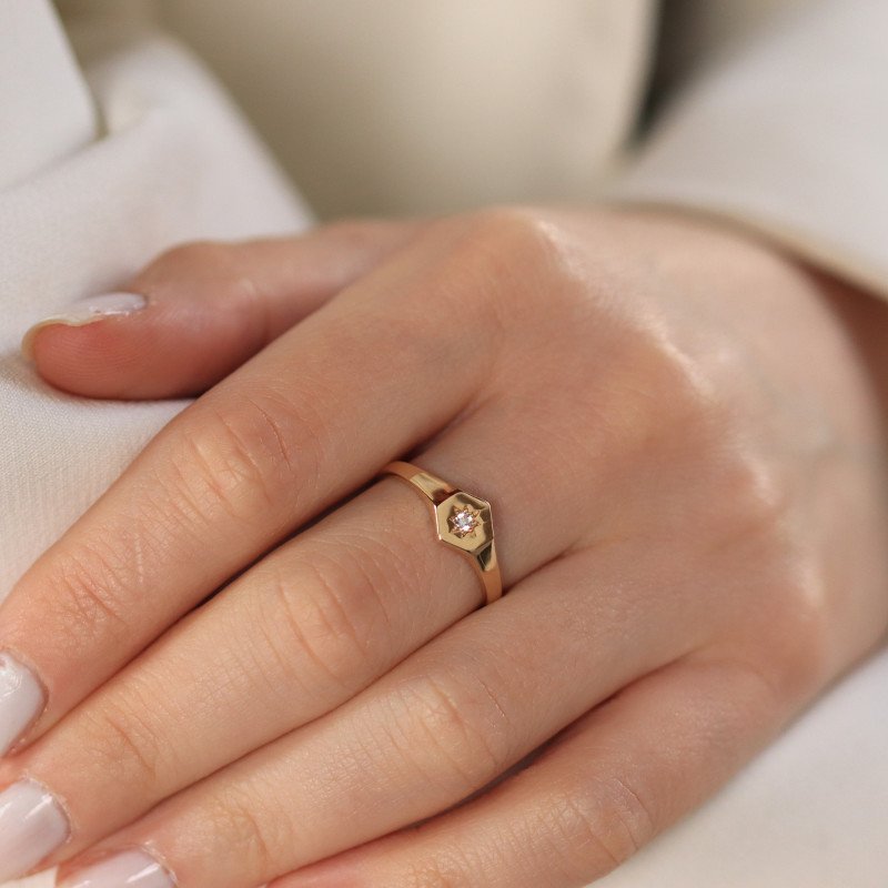 Taşlı Şovalye Yüzük