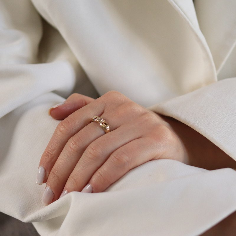 Taşlı Midye Yüzük