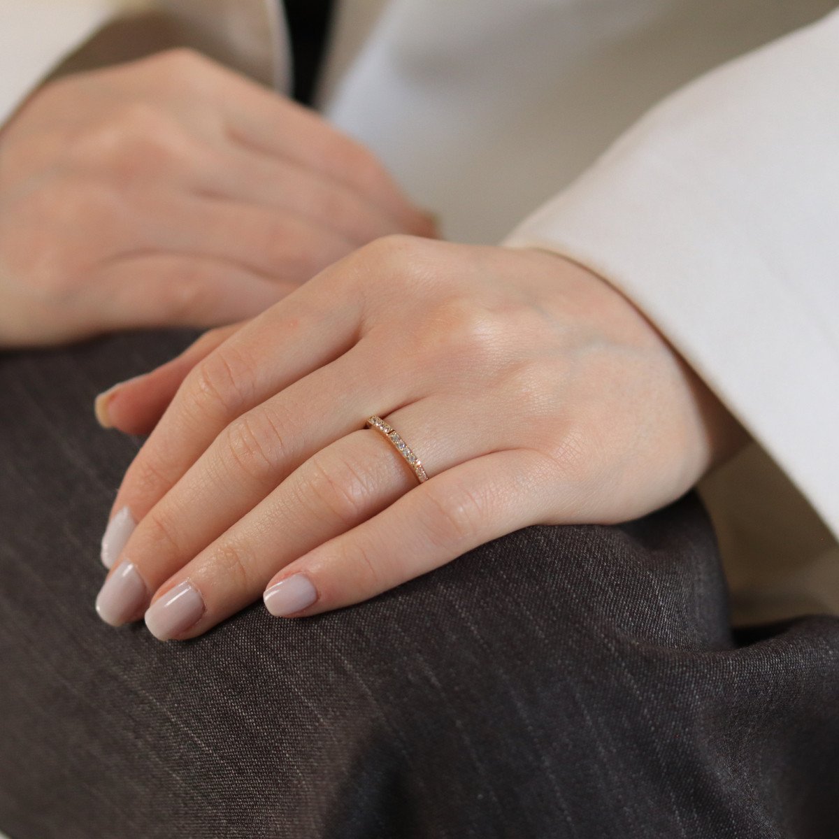 Taşlı Çokgen Yüzük