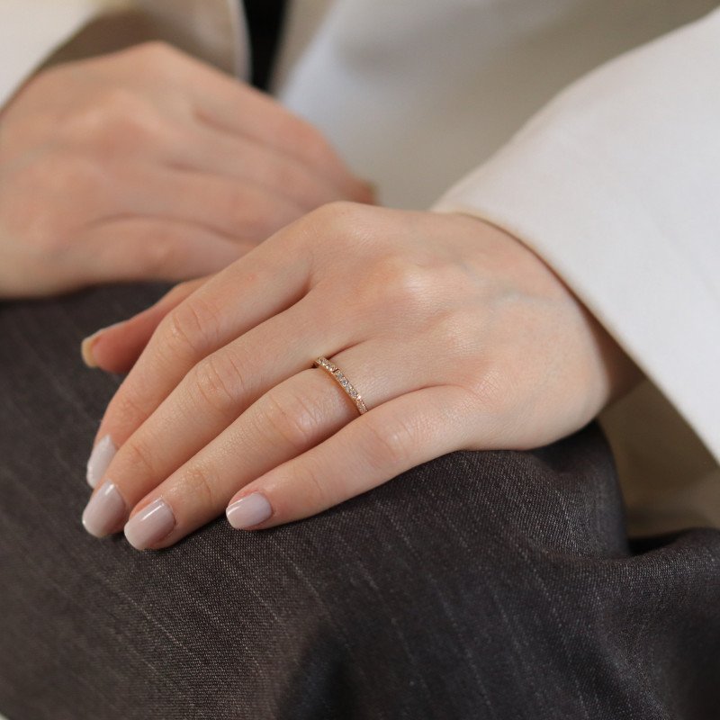 Taşlı Çokgen Yüzük