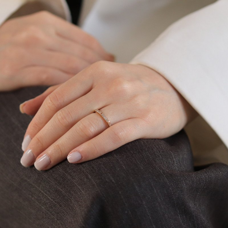 Taşlı Çokgen Yüzük