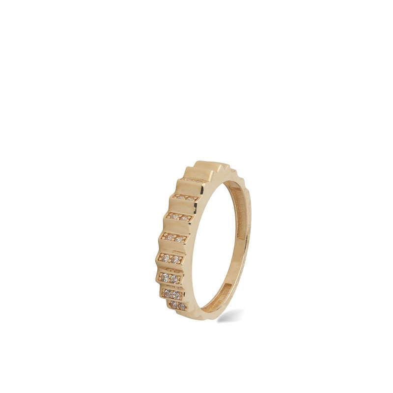 Taşlı Tırtık Yüzük