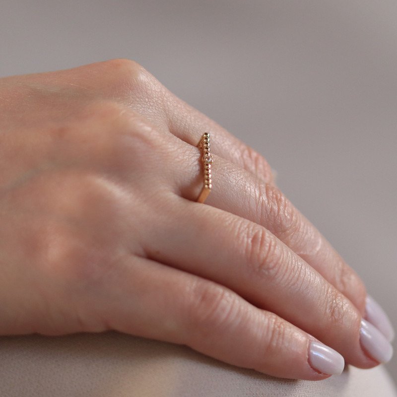 Nokta Çizgi Yüzük